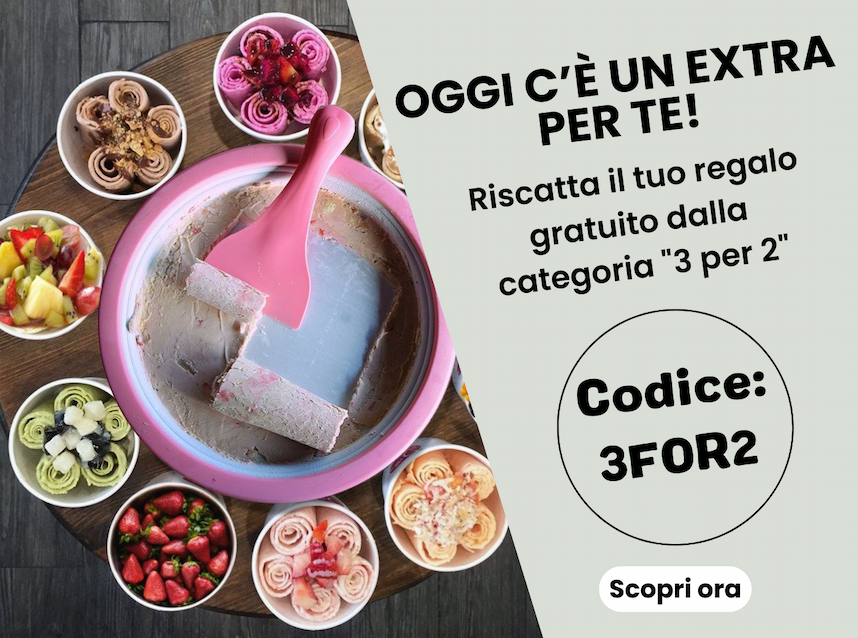 Oggi c’è un extra per te!  Codice: 3FOR2 Riscatta il tuo regalo gratuito dalla categoria "3 per 2