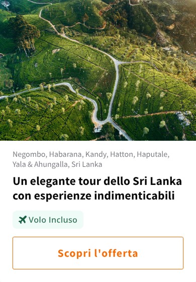 Un elegante tour dello Sri Lanka con esperienze indimenticabili