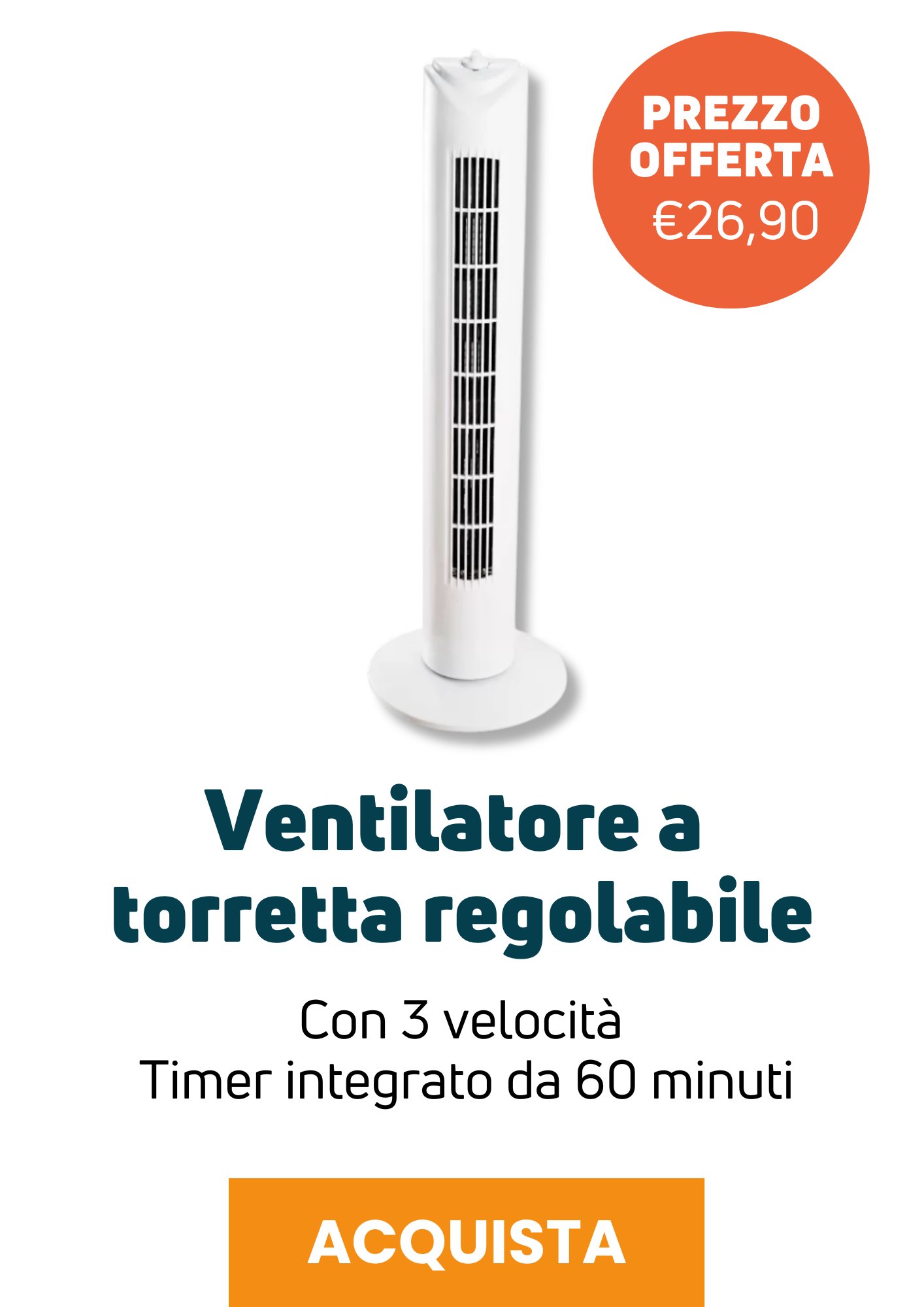 Ventilatore a torretta in offerta