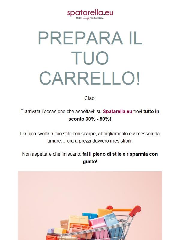 -30% -50% su Tutti i Prodotti: Il Tuo Momento è Ora! 🛒