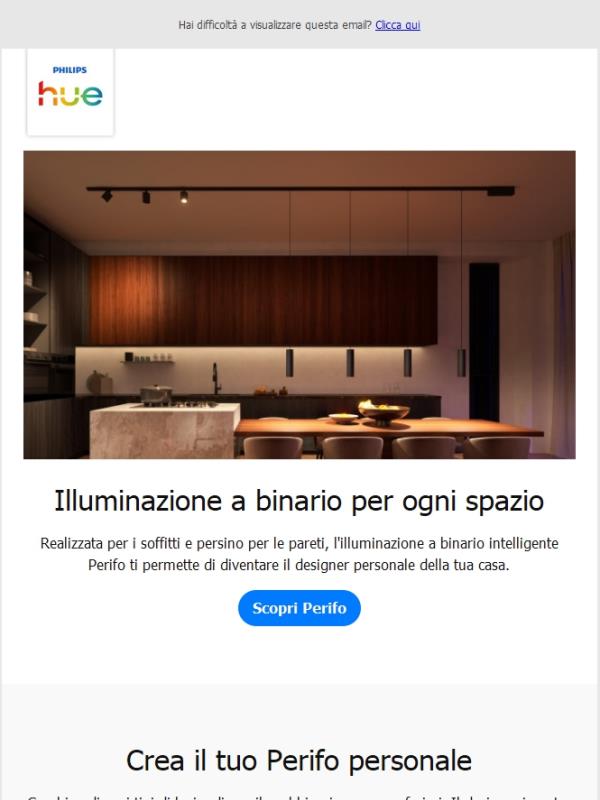 Scopri l'illuminazione a binario Perifo