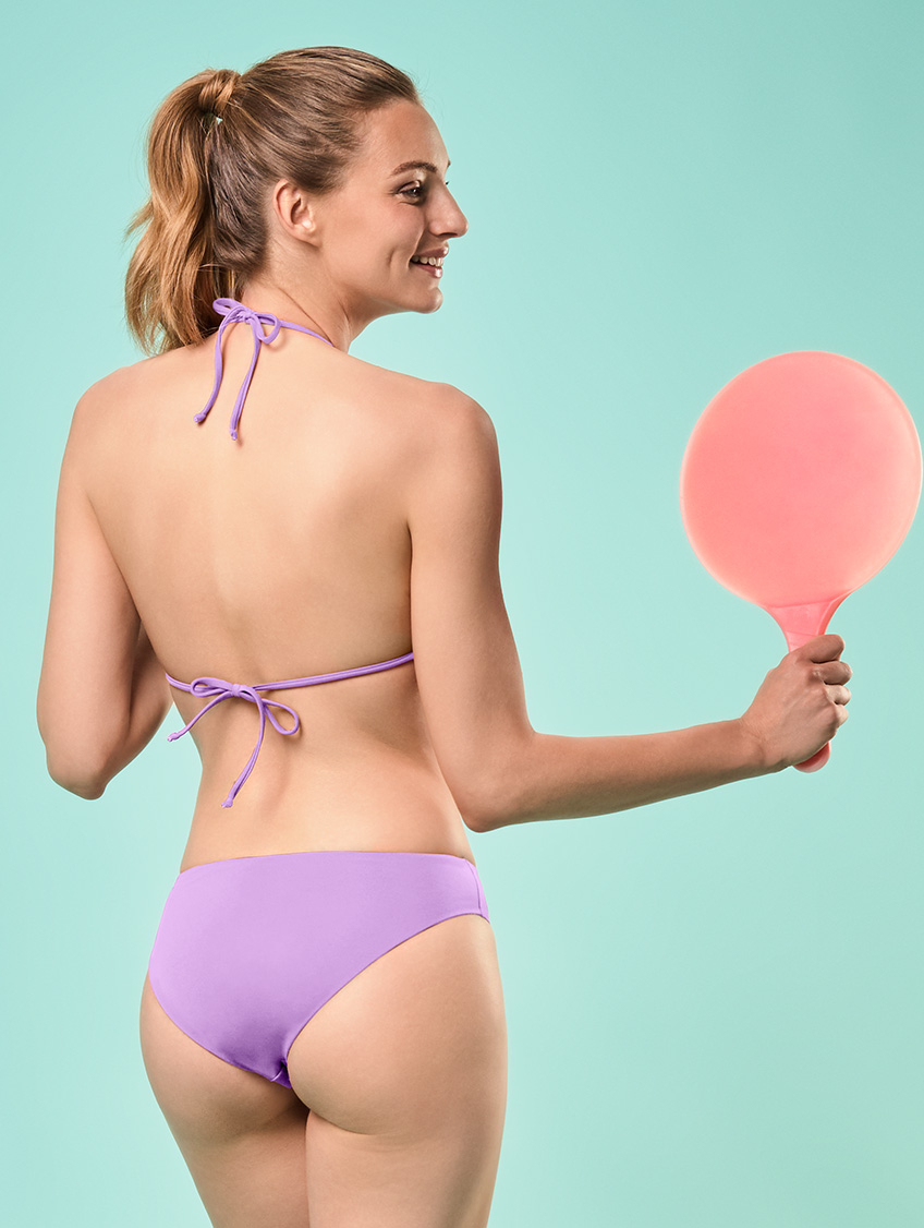 Image of SLIP COSTUME VITA ALTA LILLA