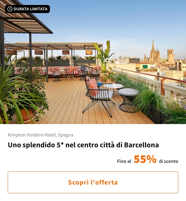 Uno splendido 5* nel centro città di Barcellona