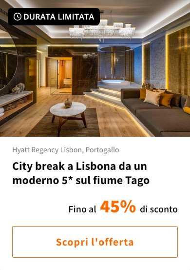 City break a Lisbona da un moderno 5* sul fiume Tago
