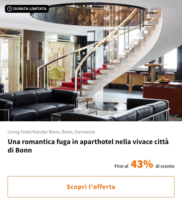 Una romantica fuga in aparthotel nella vivace città di Bonn