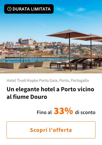 Un elegante hotel a Porto vicino al fiume Douro