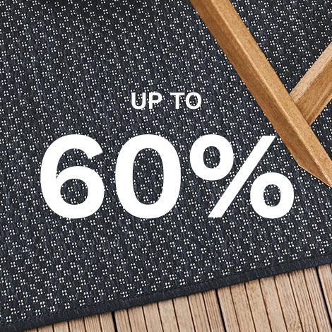 Up to 60% on rugs