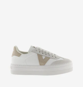 Victoria Sneakers Bassa Donna Platform Bianco Hielo