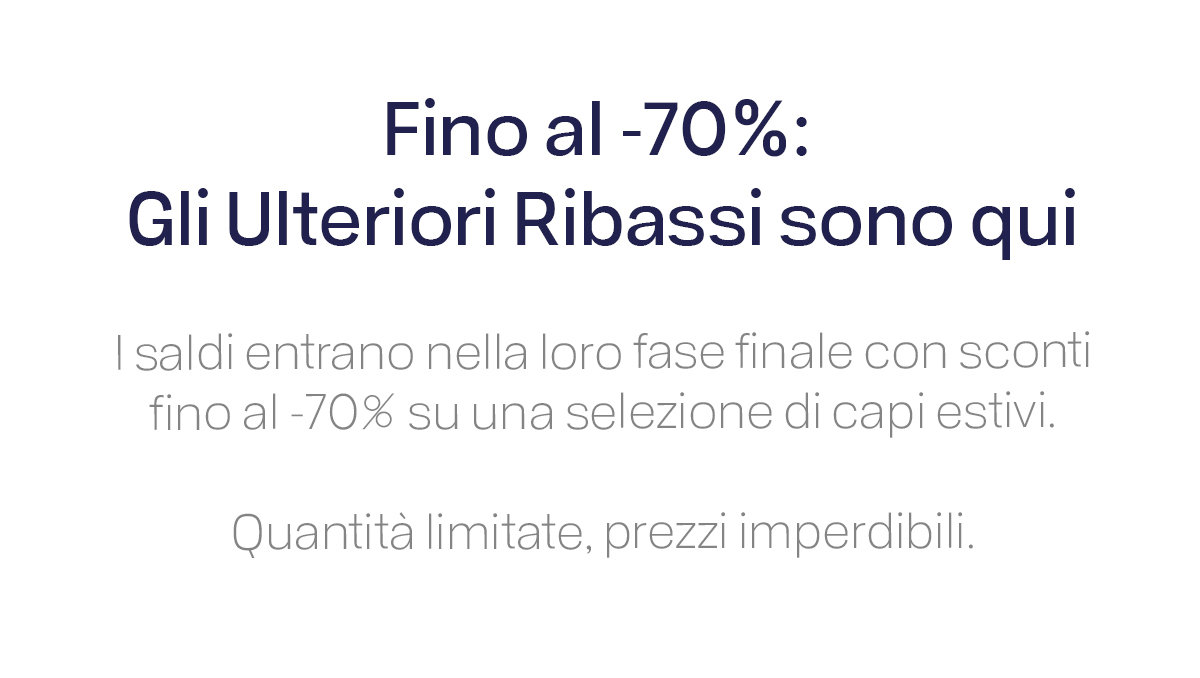 L'estate richiede leggerezza