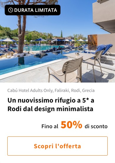 Un nuovissimo rifugio a 5* a Rodi dal design minimalista