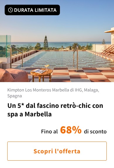 Un 5* dal fascino retrò-chic con spa a Marbella
