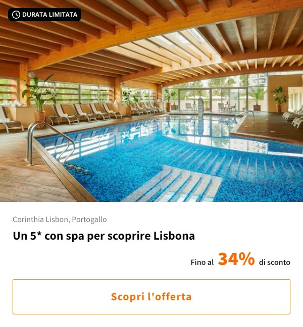 Un 5* con spa per scoprire Lisbona