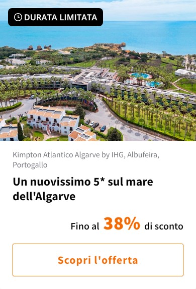 Un nuovissimo 5* sul mare dell&#x27;Algarve
