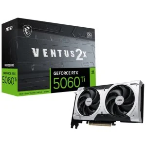 MSI GeForce RTX 5060 Ti VENTUS 2X OC PLUS 8 GB GDDR7 Reflex 2 RTX AI DLSS4