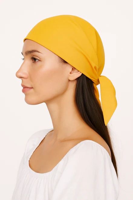 Bandana in Lino Giallo