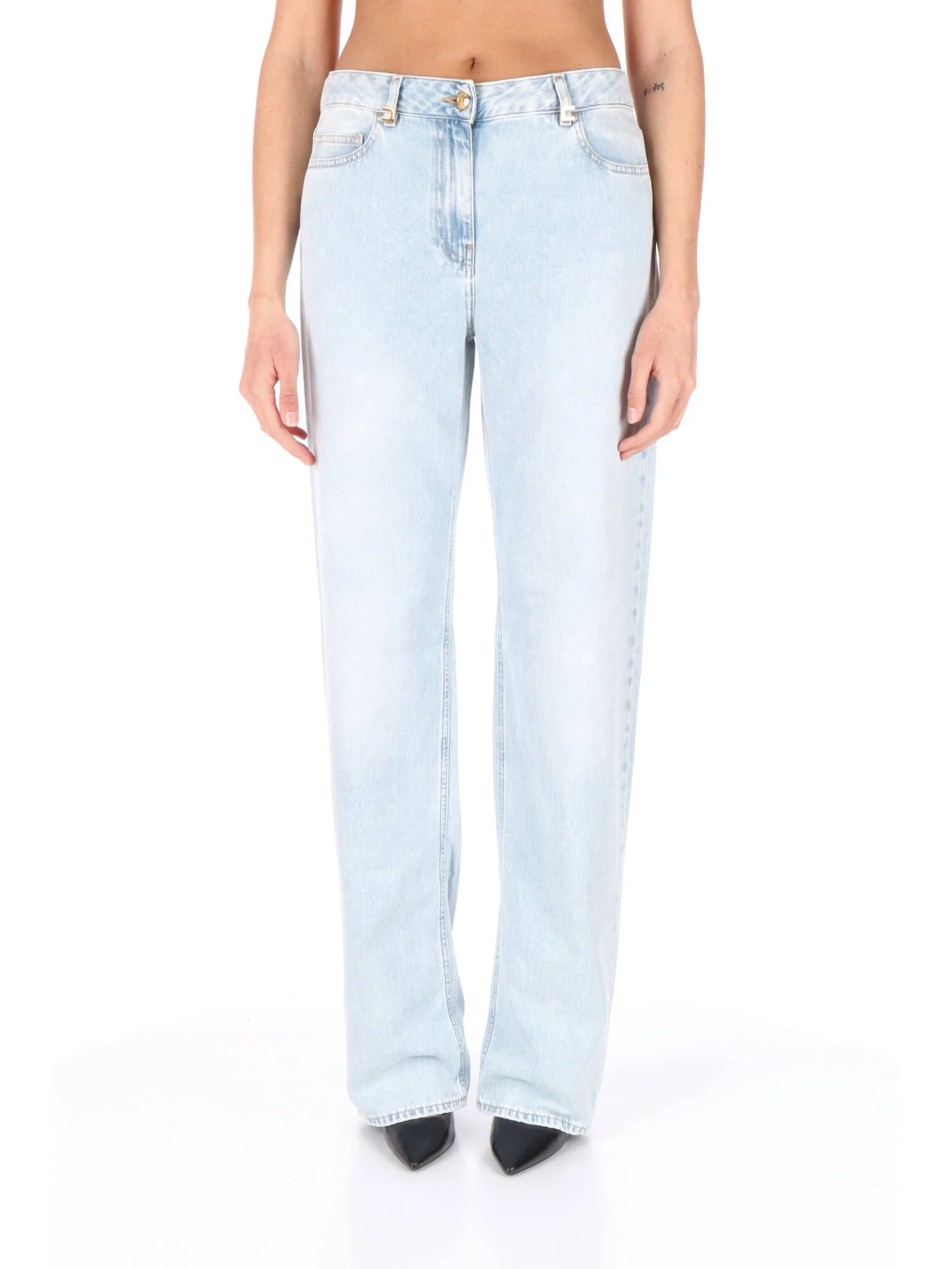 Image of Elisabetta Franchi jeans a palazzo