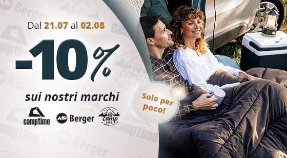 Promozione Saldi estivi - 10% sui marchi Berger