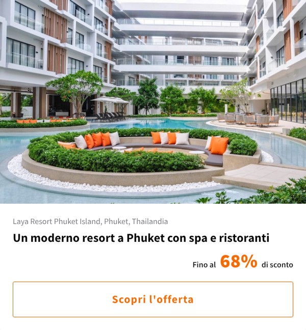 Un moderno resort a Phuket con spa e ristoranti