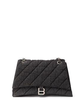 Borsa a Spalla Crush Medium in Denim
