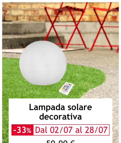 lampada da esterno CATENA 10 lampadine