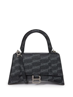 Borsa Hourglass con Logo Balenciaga