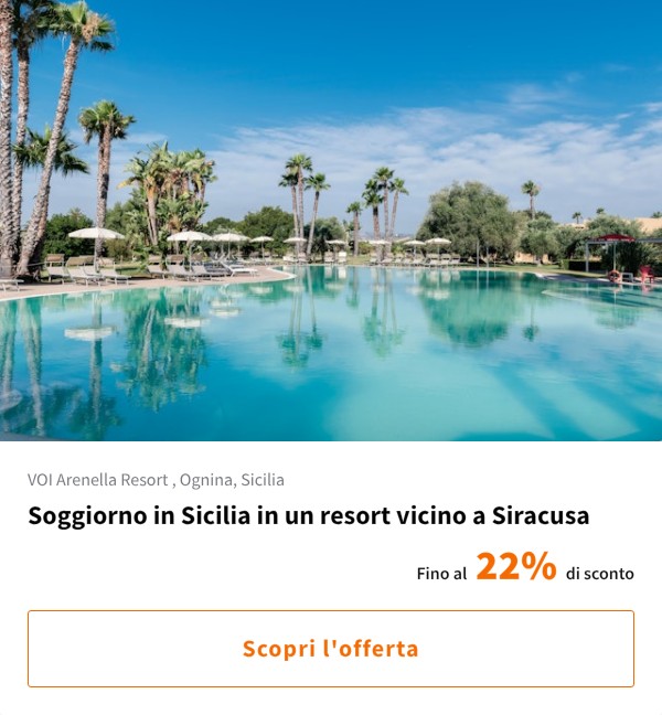 Soggiorno in Sicilia in un resort vicino a Siracusa