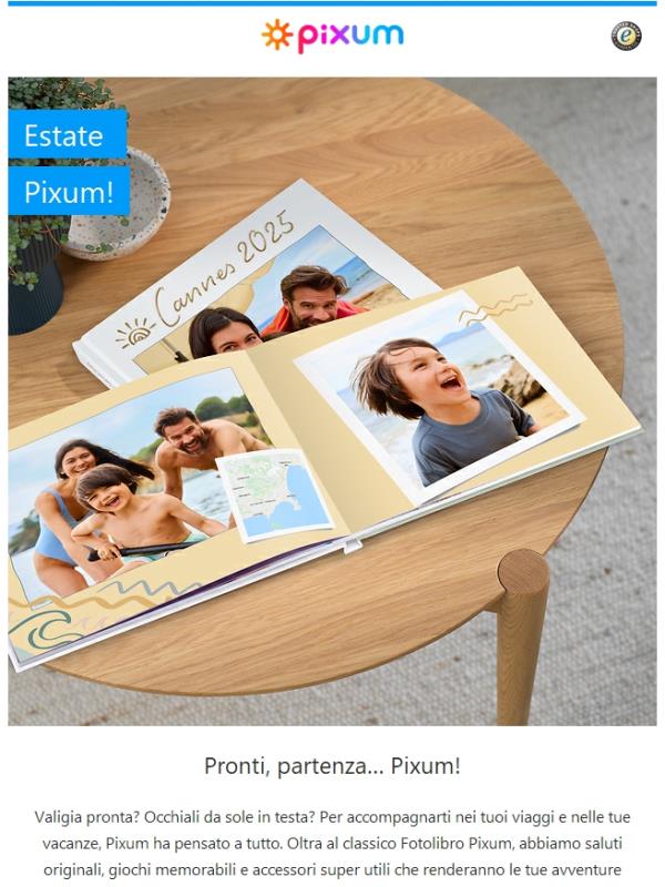 🧳  Pixum ti fa viaggiare con stile: -15% su tutto!