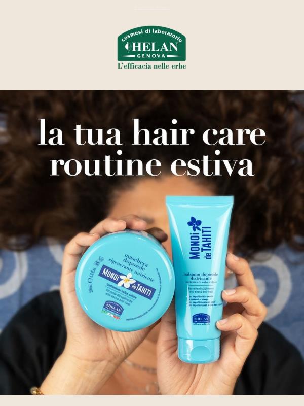 MONOÏ de TAHITI: il sole nei Capelli