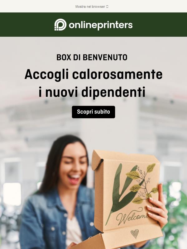 Per datori di lavoro premurosi: piccole box, grande effetto