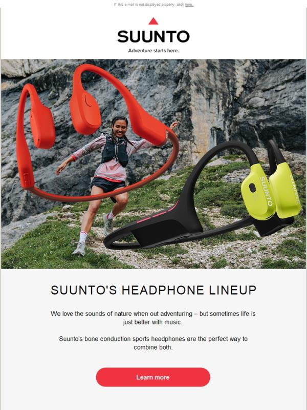 Explore Suunto's Headphone lineup 🎵