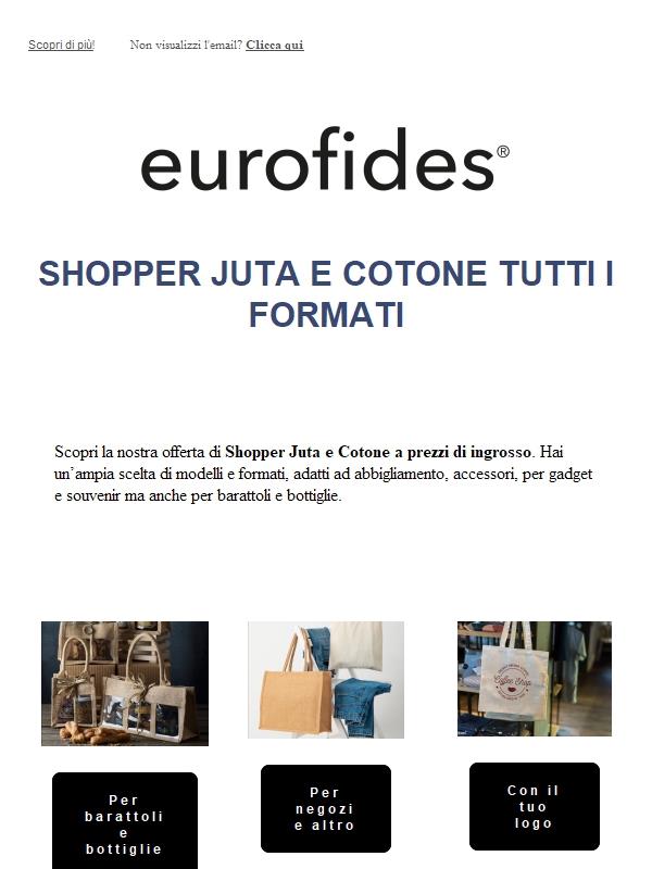 🛍️ Shopper Juta e Cotone per il tuo negozio!
