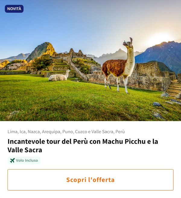 Incantevole tour del Perù con Machu Picchu e la Valle Sacra