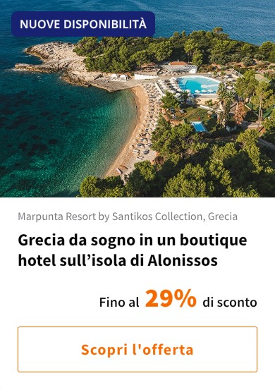 Grecia da sogno in un boutique hotel sull’isola di Alonissos