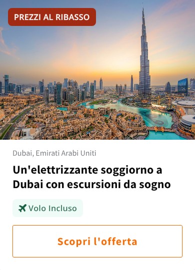 Un&#x27;elettrizzante soggiorno a Dubai con escursioni da sogno