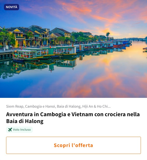 Avventura in Cambogia e Vietnam con crociera nella Baia di Halong
