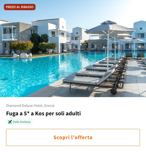 Fuga a 5* a Kos per soli adulti