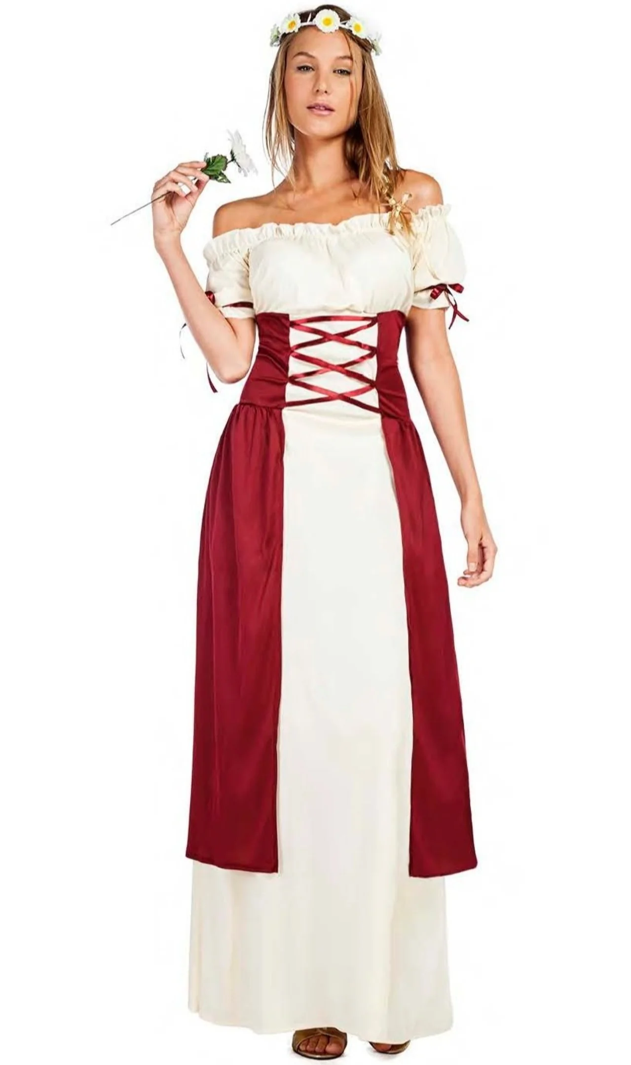Image of Disfraz de Dama Medieval Linda para mujer