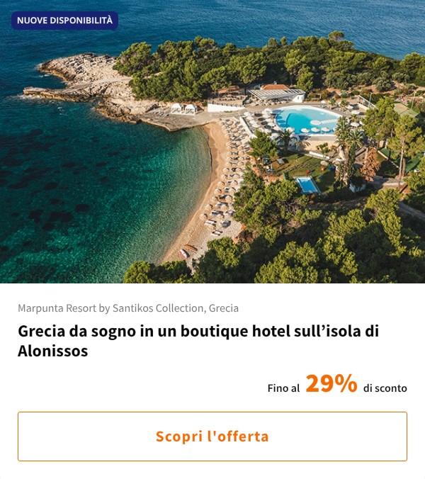Grecia da sogno in un boutique hotel sull’isola di Alonissos