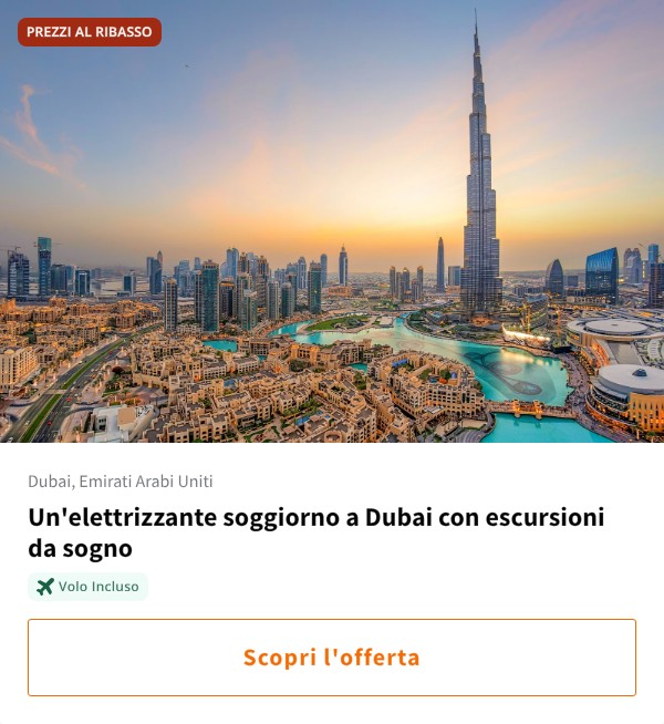 Un'elettrizzante soggiorno a Dubai con escursioni da sogno