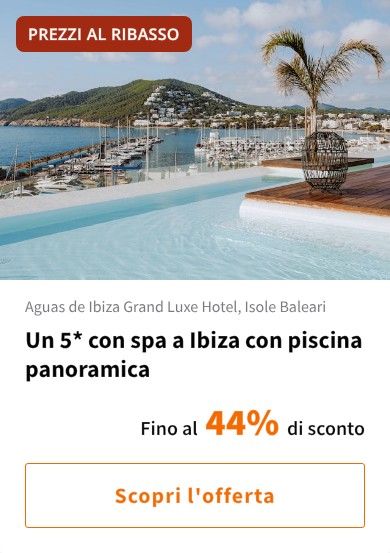 Un 5* con spa a Ibiza con piscina panoramica