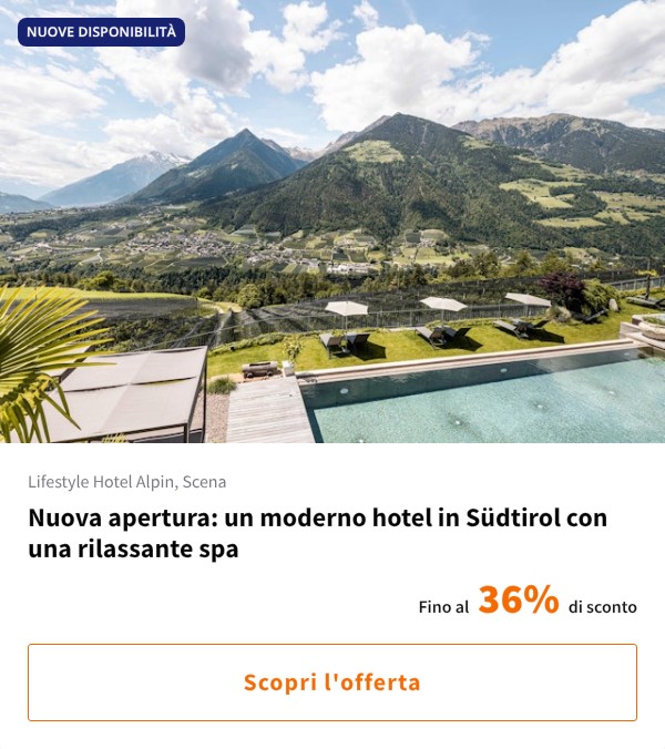 Nuova apertura: un moderno hotel in Südtirol con una rilassante spa