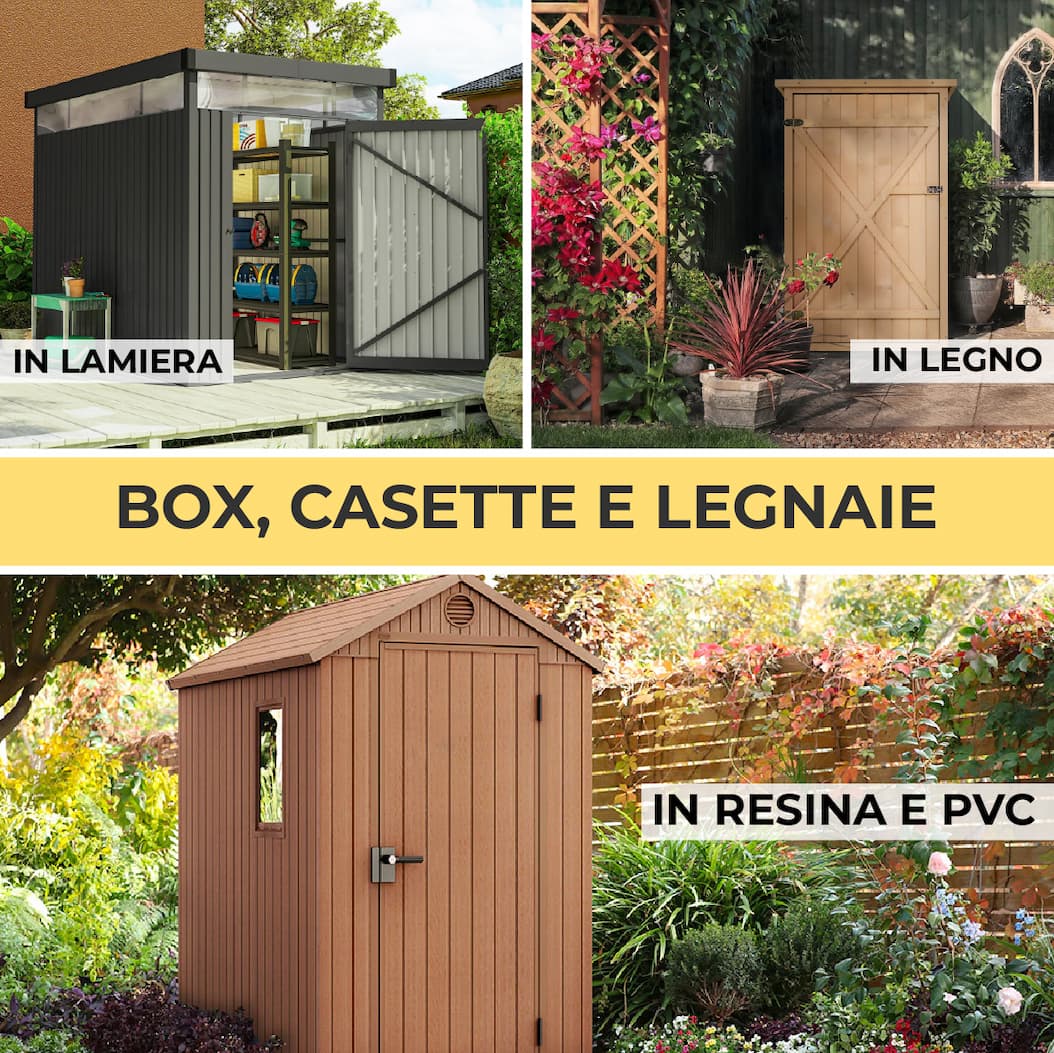 Box, casette e legnaie