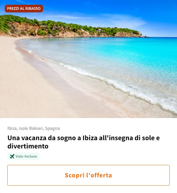 Una vacanza da sogno a Ibiza all'insegna di sole e divertimento
