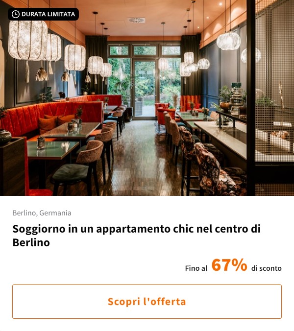 Soggiorno in un appartamento chic nel centro di Berlino