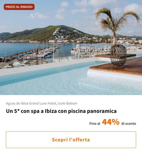 Un 5* con spa a Ibiza con piscina panoramica