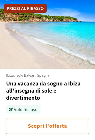 Una vacanza da sogno a Ibiza all&#x27;insegna di sole e divertimento