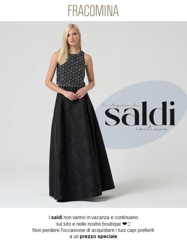 I saldi continuano. I tuoi capi preferiti ti aspettano🥰