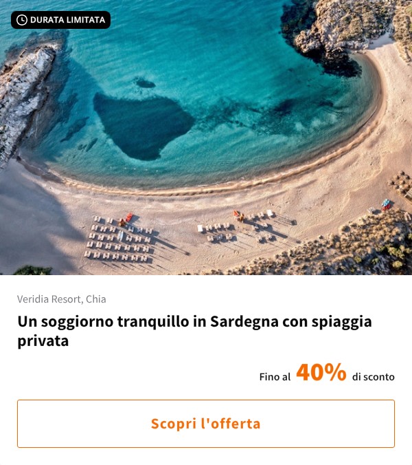 Un soggiorno tranquillo in Sardegna con spiaggia privata
