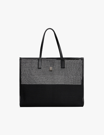 Borsa tote City intrecciata