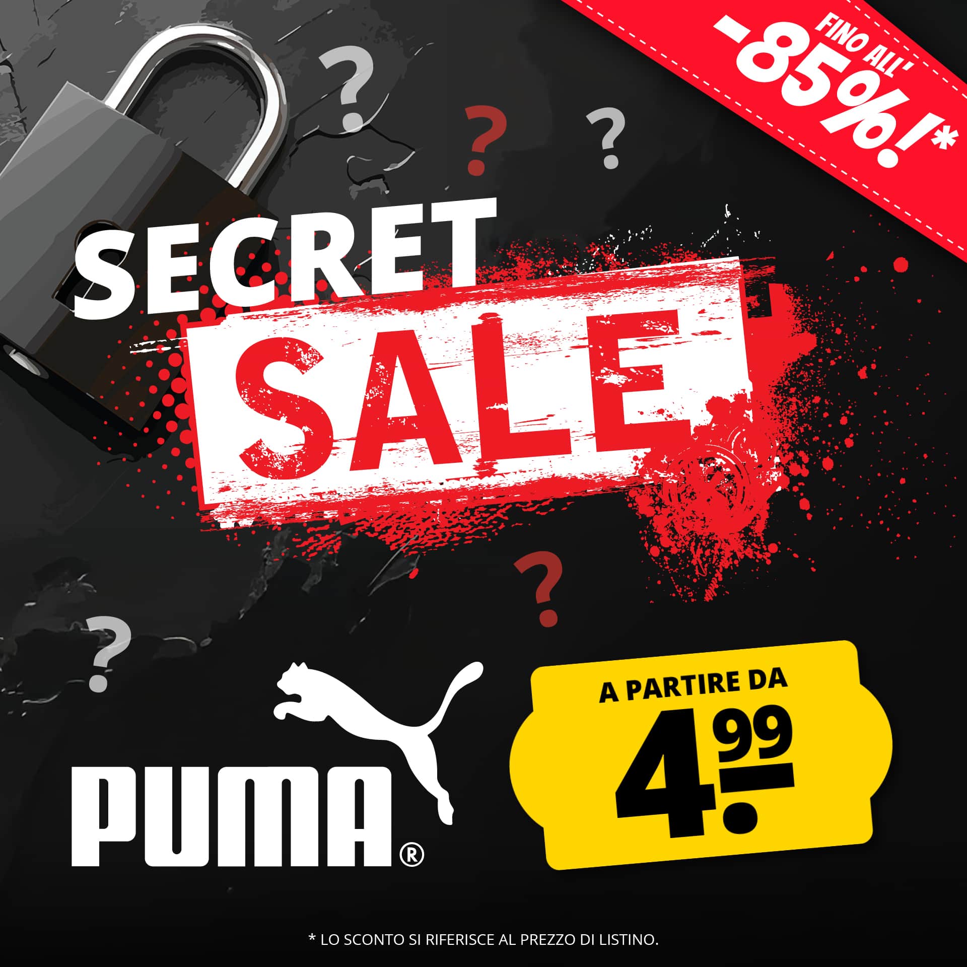puma secret sale